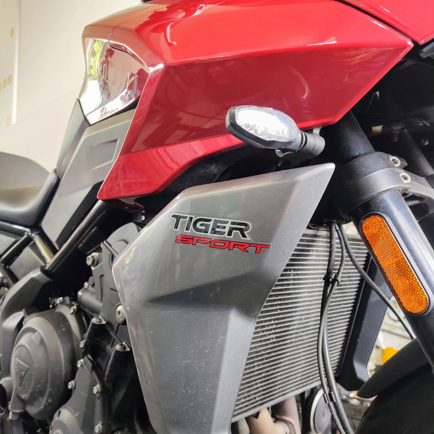 Triumph Tiger Sport na oficina